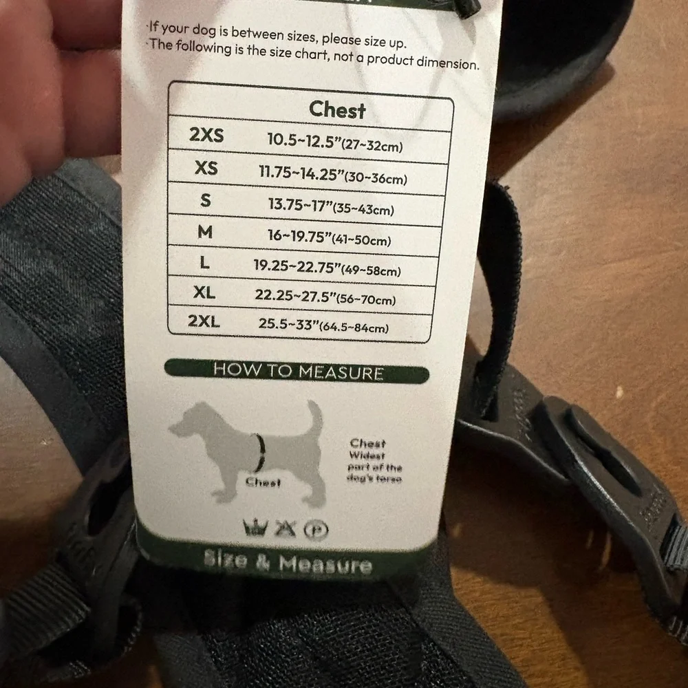 Gooby Dog Harness Comfort X One Black Large